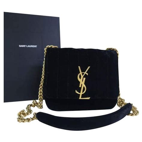 small vicky ysl|Saint Laurent Small Vicky Velvet Crossbody Bag .